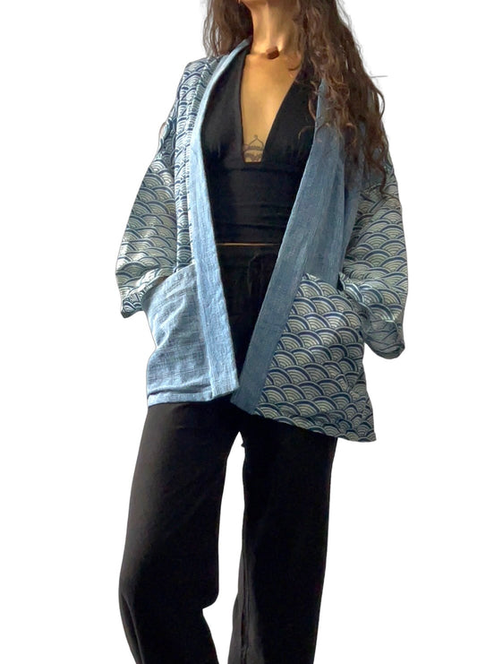 Indigo Kimono Jacket